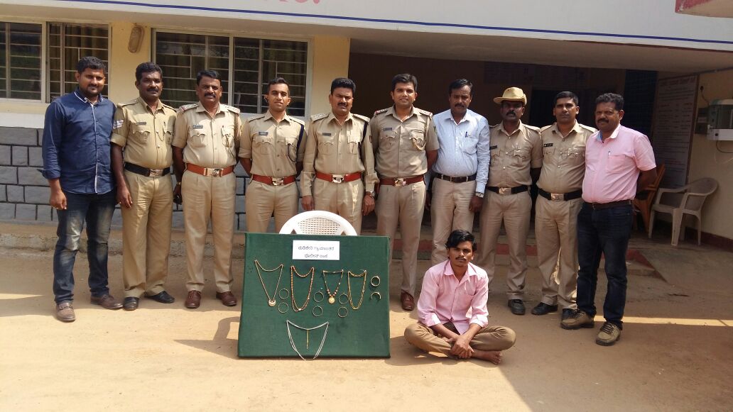 ಮಡಿಕೇರಿ: ಚಿನ್ನಾಭರಣ, ನಗದು ಕಳ್ಳತನ; ಆರೋಪಿಯ ಬಂಧನ